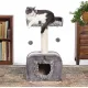 Plush Kitty Cat Hideaway with Perch