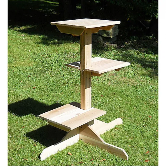 USA Made Outdoor Kitty Tree with 3 Large Perches