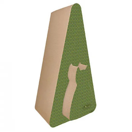 Cardboard cat scratching set - Peacock