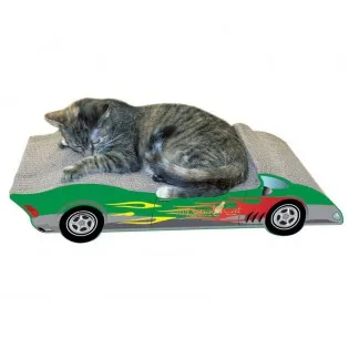 Racing Car Cardboard Cat Lounger