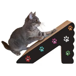 Angled Cardboard Scratcher for Small Cats