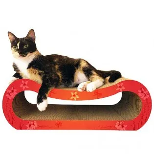 2-in-1 Cat Scratch Lounge & Bed