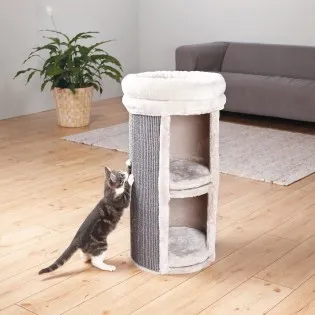 Two Story Cat Condo with Scratching Exterior