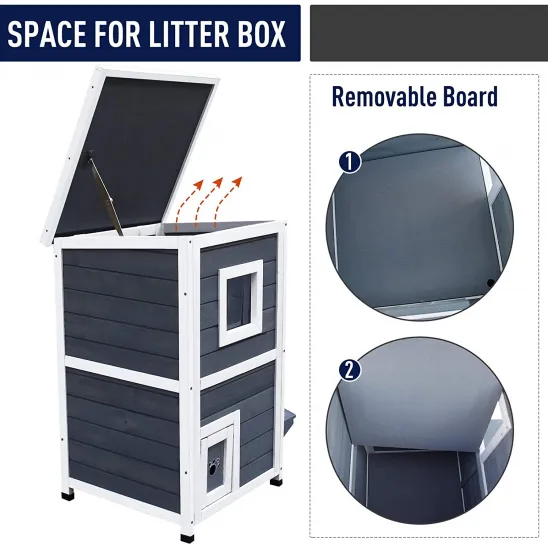 Openable top and removable middle board