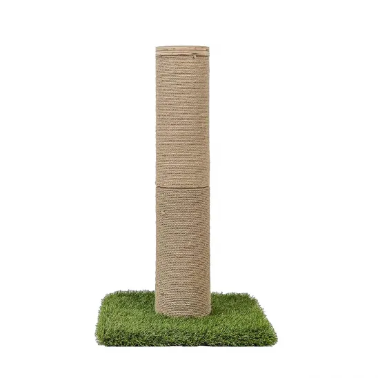 Tall sisal scratching post for cats