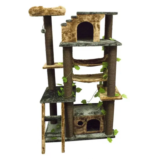 Luxury Cat Condo with Two Hammocks