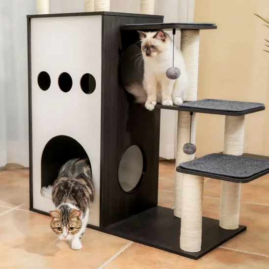Two-story kitty condo