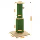 Carpet Cat Scratching Post with Perch for Full Stretching and Play