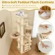 Cat activity tree with removable cushions