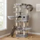 Cat Climber with Hammock, Large Condo & Basket