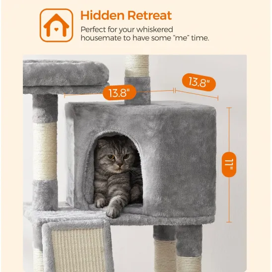Cat condo for hide-n-seek