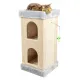 Cat condo two story with bed on top