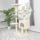 Cat Clawing Furniture with House, Perch & Rope