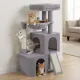Small Cat Tree with Hammock for Senior Cats