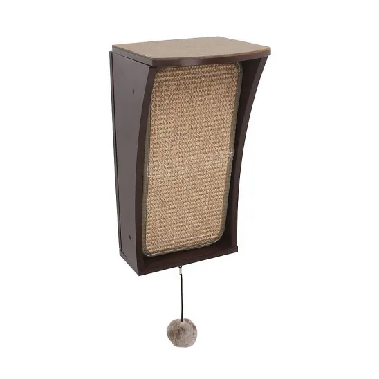 Modern cat scratcher in Brown