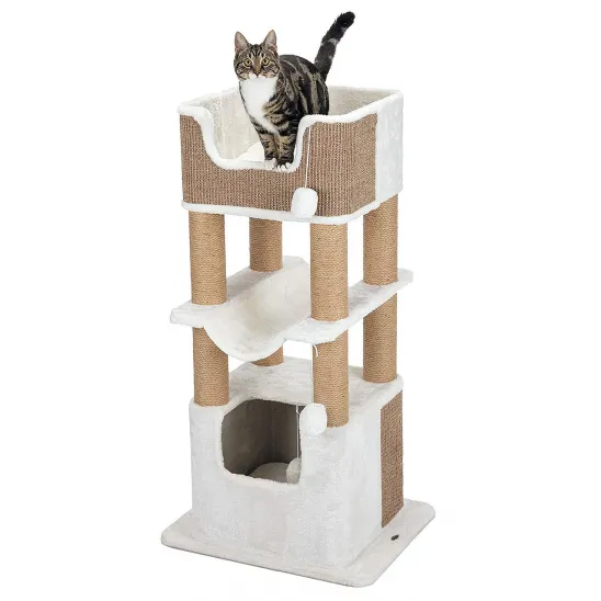 Brown/white cat furniture