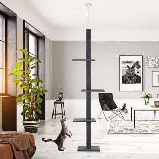 Plush Floor to Ceiling Cat Post