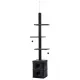 Ceiling high cat tree in dark gray