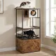 Cat litter box tower in Brown
