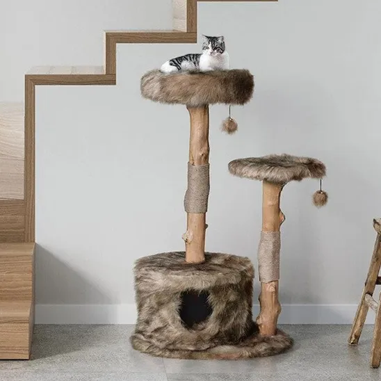 Wooden cat furniture in Brown