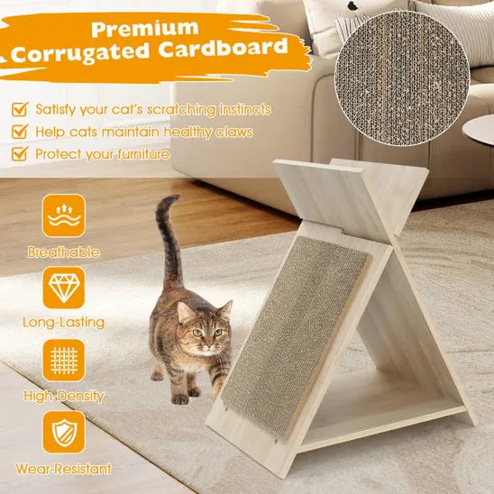 Corrugated, high-density cardboard pad