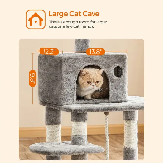 Cozy cat condo with soft walls