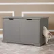 Double Size Cat Litter Box Furniture