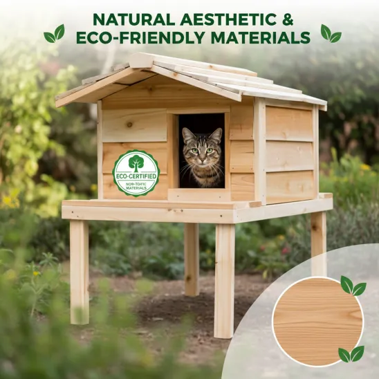 Eco-friendly cat home