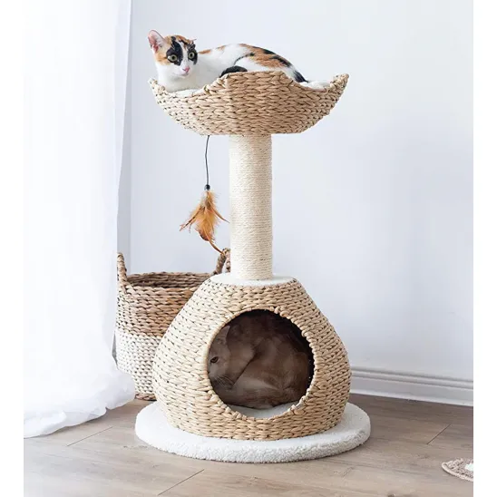 Eco-friendly Handwoven Cat Hideaway & Perch