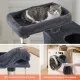 Extra large cat perch on top with removable cover