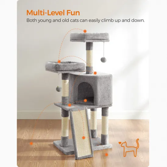 Multi level kitty playground