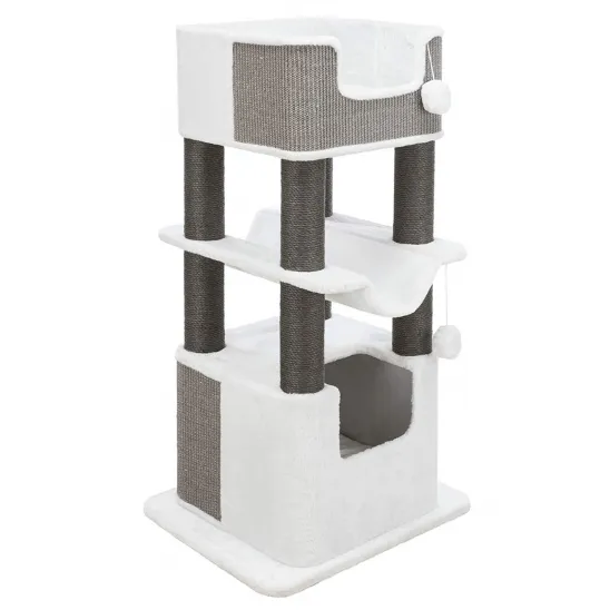 Gray/white cat stand