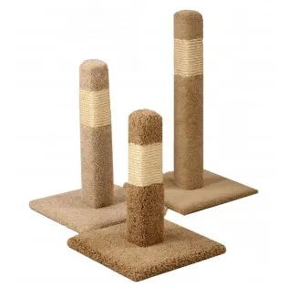 USA Made Cat Posts with Carpet & Sisal Rope