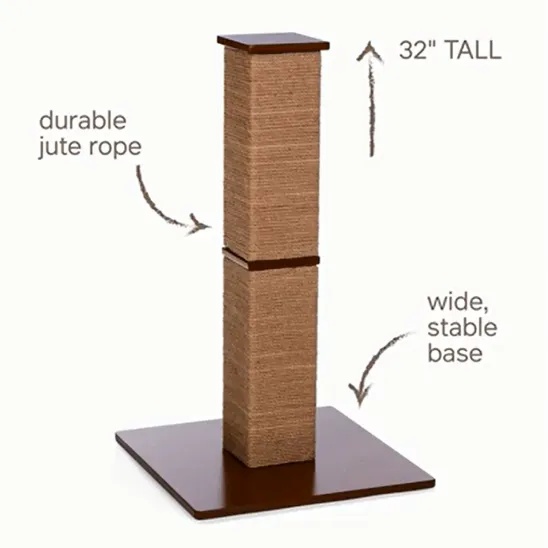 Large stylish cat scratching post
