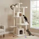 82" Large Cat Tower with Two Houses & Sisal Rope