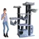 Luxury cat tower for large cats in Gray