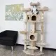 Luxury cat tower for multiple cats
