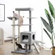 Stylish Cat Tree with Sisal Posts for Large Cats