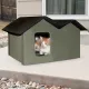 Polyester house for outdoor and indoor cats