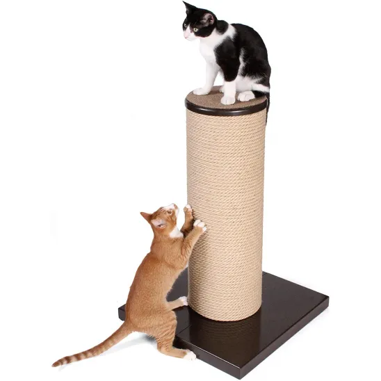 Large cat scratching post in Brown