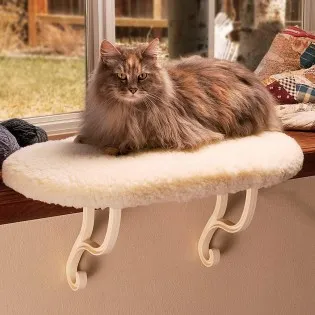 Plain Cat Perch for Window Sill