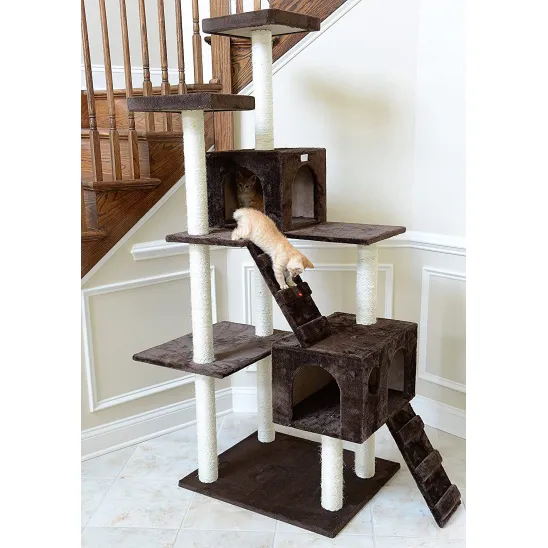 Scratching tree in Brown