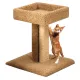Sisal/Carpet Cat Scratcher with Bed