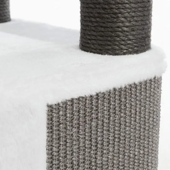 Sisal mat on bed and condo