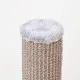 Sisal mat on top of the pole
