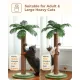 Sisal scratching post for large adult cats