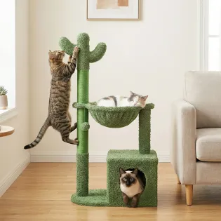 Small Cactus Cat Perch with Condo