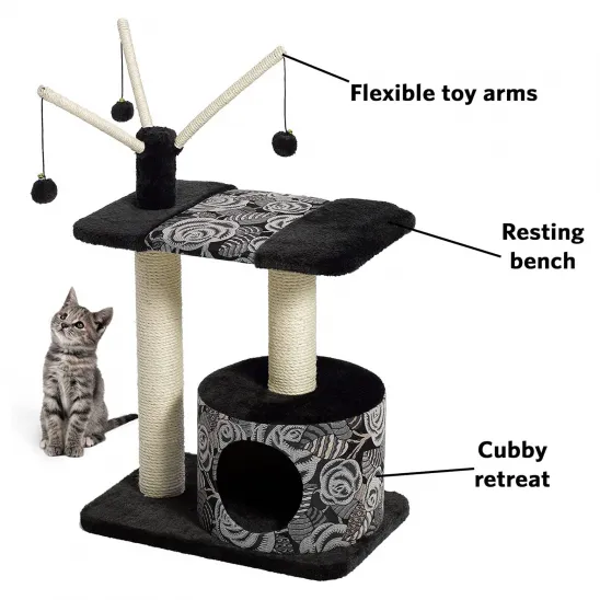 Cat Scratching Furniture with Flexible Sisal Arms
