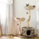 Luxury Cat Tree for Big Cats with Wooden Posts