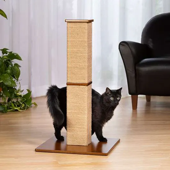 Modern Style Jute Rope Scratching Post for Large Cats